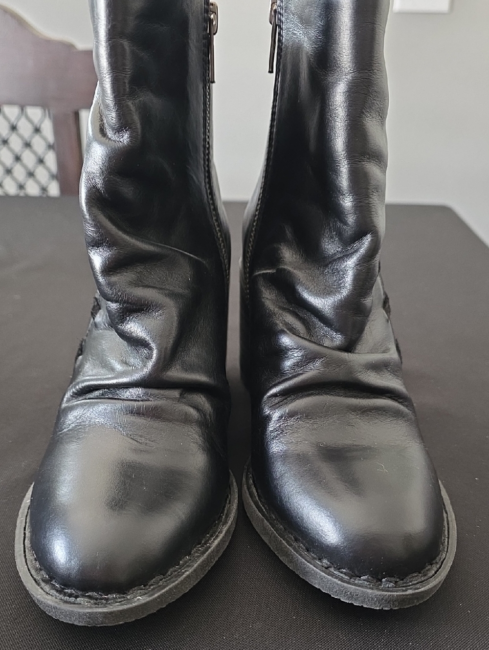 NEW BORN | $180 Toni Whipstitched Leather Boots - Picture 13 of 14